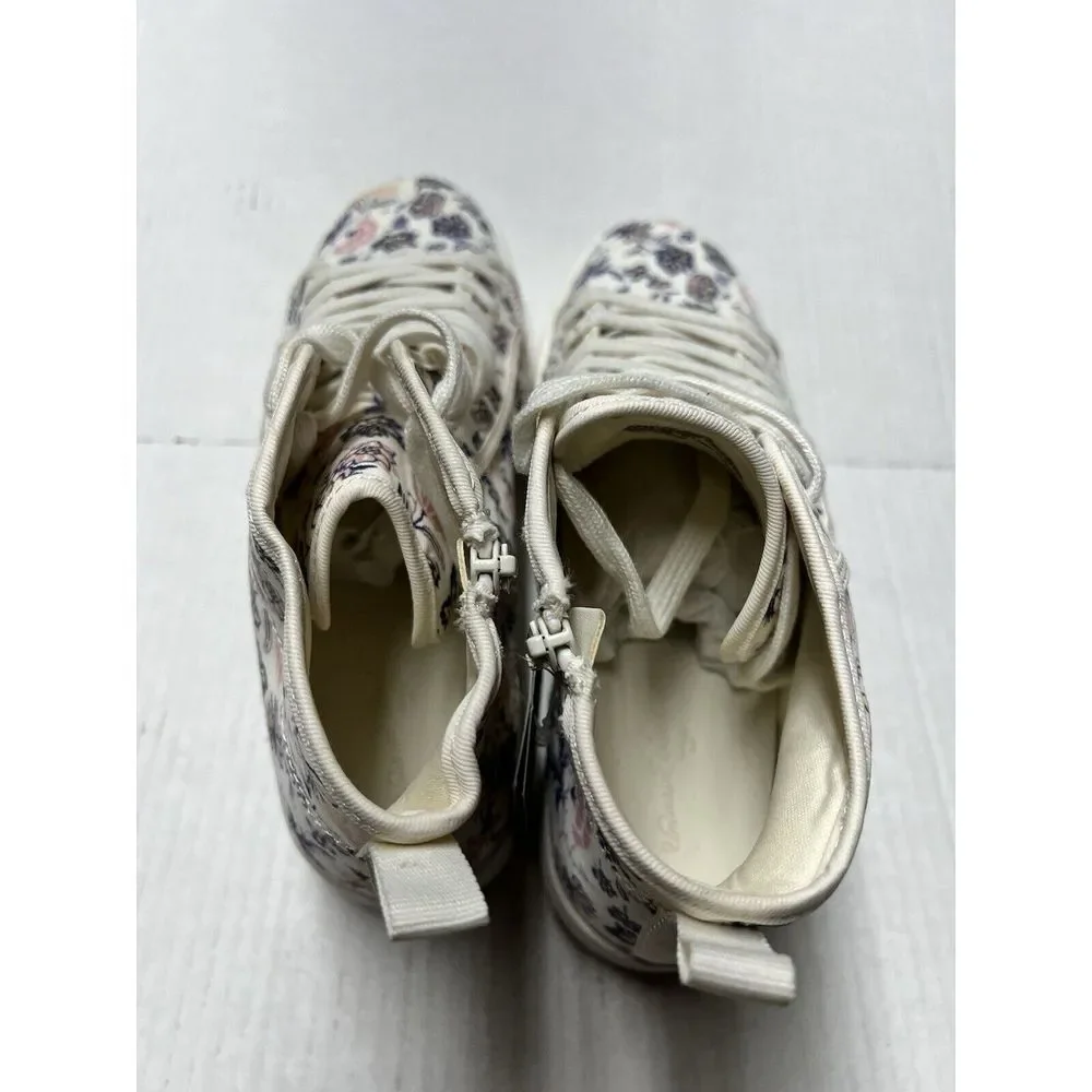 Universal Thread Sneakers Chunky Women's 9.5 Floral Memory Foam Pink Cassie NWOB